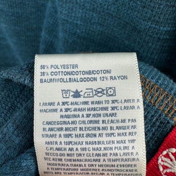 AGAVE Blue Julias Long Sleeve Quarter 1/4 Zip Pullover Sweater Size L - Picture 6 of 6